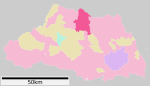 Location of Kumagaya city Saitama prefecture Japan